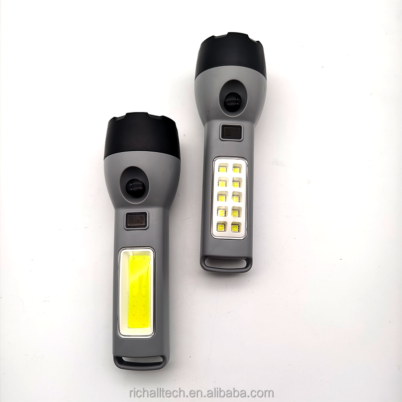 Portable solar rechargeable torch light