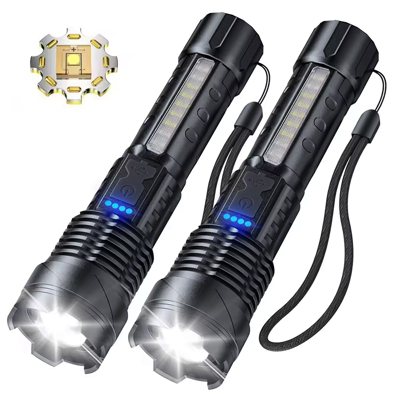 RH-16001 red blue flashing tactical flashlight